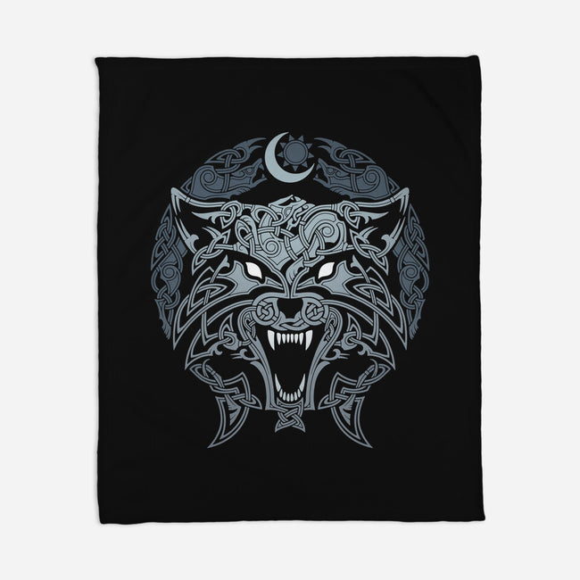 Wolves of Ragnarok-none fleece blanket-RAIDHO