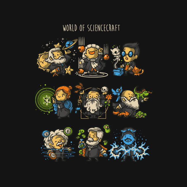World of Sciencecraft-none stretched canvas-Letter_Q