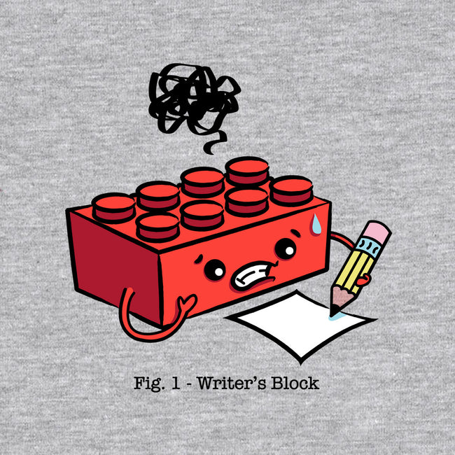 Writer's Block-none stretched canvas-MJ