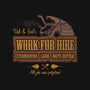 Val & Earl's Work for Hire-none stretched canvas-beware1984