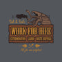 Val & Earl's Work for Hire-none non-removable cover w insert throw pillow-beware1984