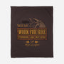 Val & Earl's Work for Hire-none fleece blanket-beware1984