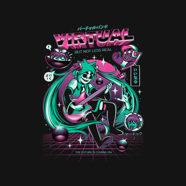 Virtual Band-none stretched canvas-ilustrata