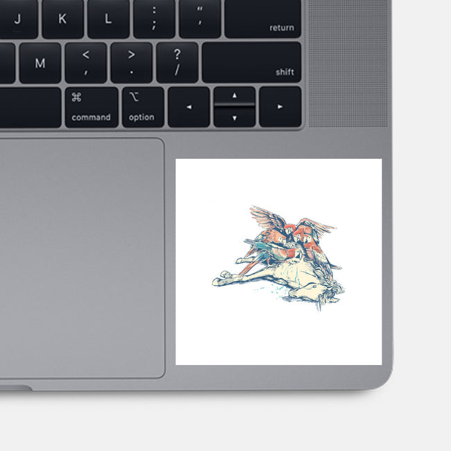 Vultures-none glossy sticker-tolagunestro
