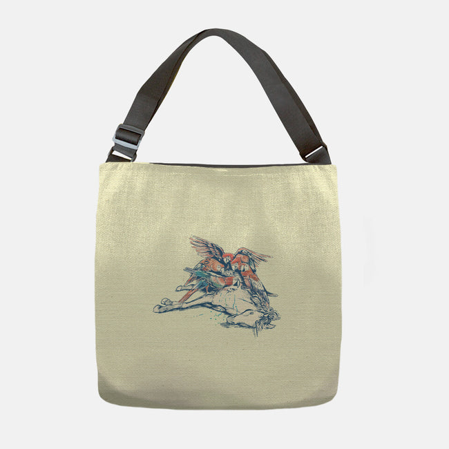 Vultures-none adjustable tote-tolagunestro