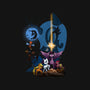 That's No Luna-none stretched canvas-Chriswithata