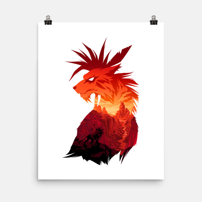 The Canyon's Guardian-none matte poster-PencilMonkey