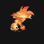 The First Super Saiyan-none removable cover w insert throw pillow-dandingeroz