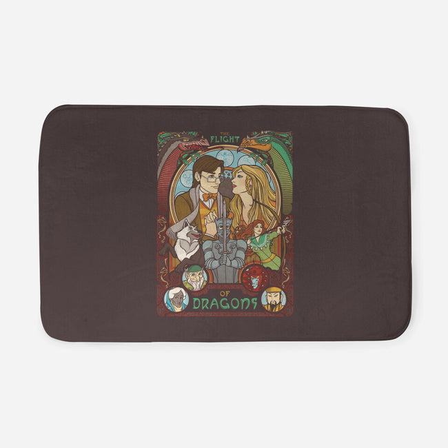 The Flight of Dragons-none memory foam bath mat-ursulalopez
