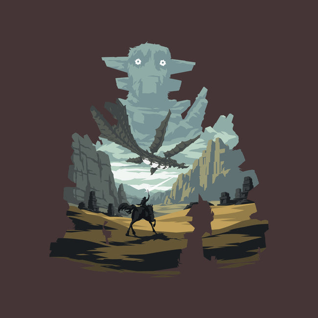 The Knight-none stretched canvas-PencilMonkey
