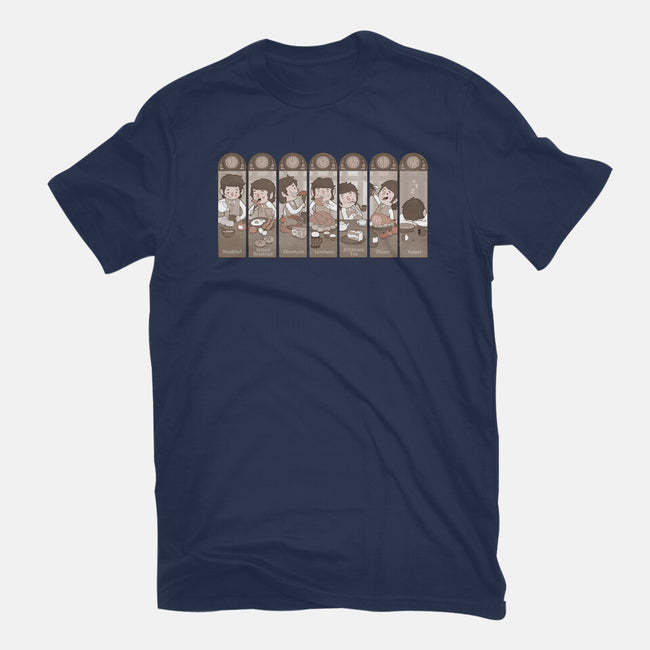 The Seven Daily Meals-youth basic tee-queenmob