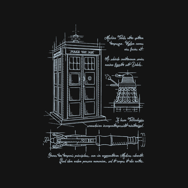 Time Travel Schematic-baby basic tee-ducfrench