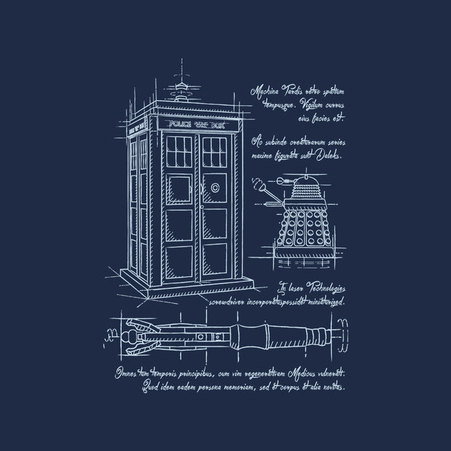 Time Travel Schematic-none matte poster-ducfrench