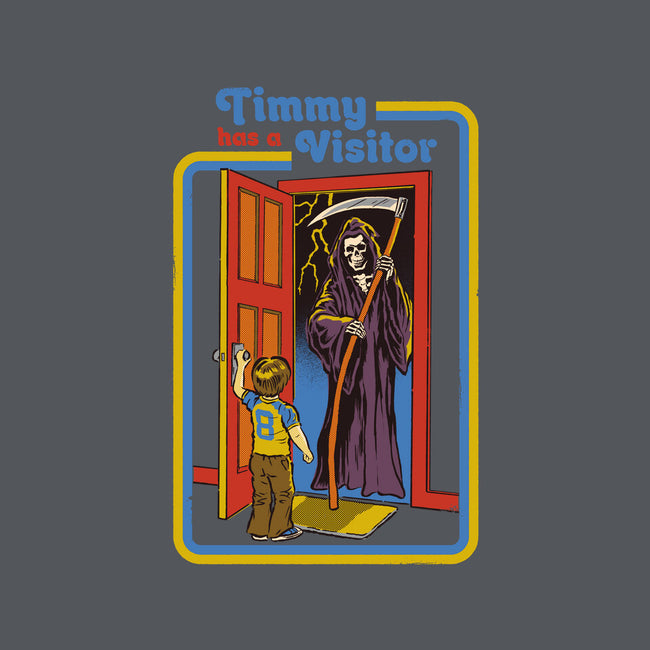 Timmy Has A Visitor-none fleece blanket-Steven Rhodes