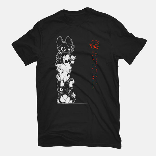 Tiny Furious Tower-unisex basic tee-ChocolateRaisinFury