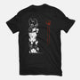 Tiny Furious Tower-unisex basic tee-ChocolateRaisinFury