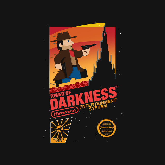 Tower of Darkness-none memory foam bath mat-mikehandyart