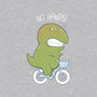T-Rex Tries Biking-unisex basic tee-queenmob