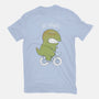 T-Rex Tries Biking-unisex basic tee-queenmob