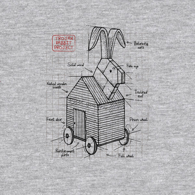 Trojan Rabbit Project-youth basic tee-ducfrench