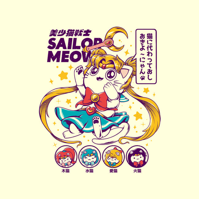 Sailor Meow-none stretched canvas-ilustrata
