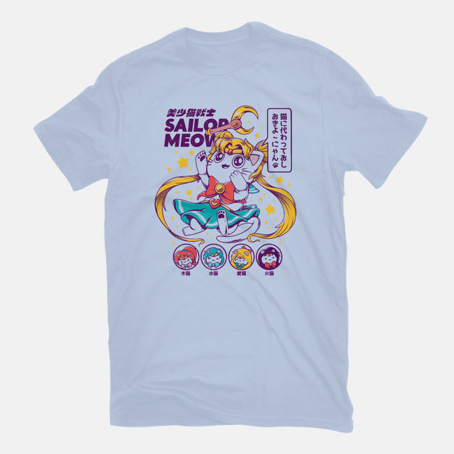 Sailor Meow-youth basic tee-ilustrata
