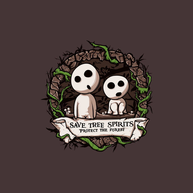 Save The Tree Spirits-none polyester shower curtain-ducfrench