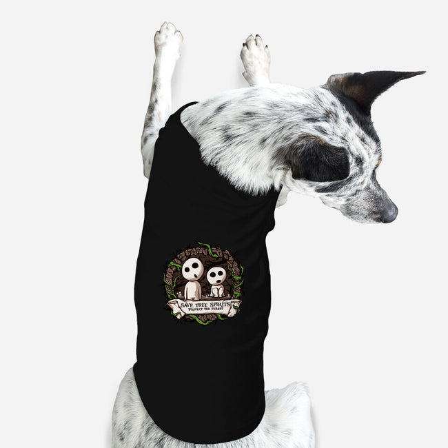 Save The Tree Spirits-dog basic pet tank-ducfrench