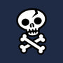 Skull and Crossbones-none adjustable tote-wotto