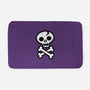 Skull and Crossbones-none memory foam bath mat-wotto