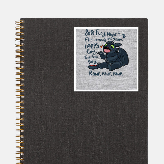 Soft Fury-none glossy sticker-RebelArt