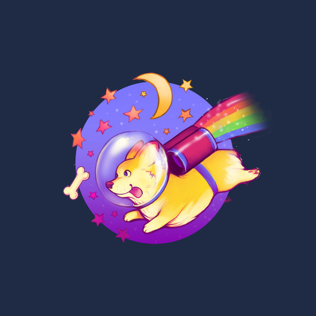 Space Corgi-dog basic pet tank-MeganLara
