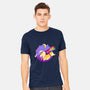 Space Corgi-mens heavyweight tee-MeganLara