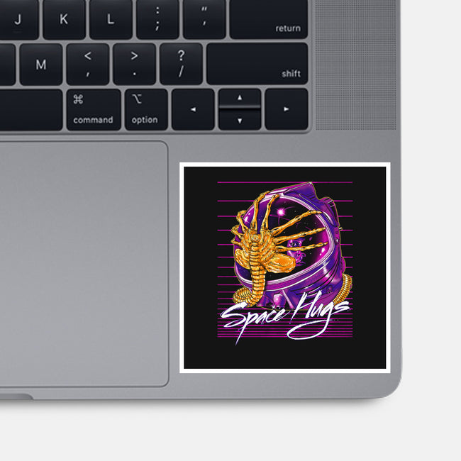 Space Hugs-none glossy sticker-zerobriant