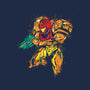 Splattered Bounty Hunter-none memory foam bath mat-DrMonekers