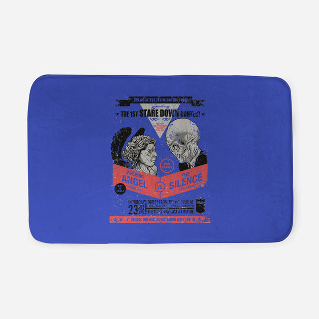 Stare Down Contest-none memory foam bath mat-zerobriant