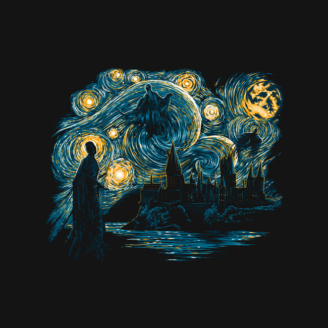 Starry Dementors-none non-removable cover w insert throw pillow-ddjvigo