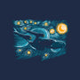 Starry Trek-none memory foam bath mat-ddjvigo