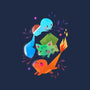 Starters-none polyester shower curtain-tinysnails