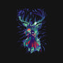 Summoned Guardian-none non-removable cover w insert throw pillow-El Black Bat