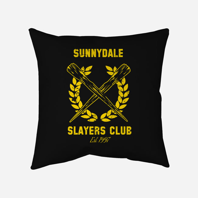 Sunnydale Slayers Club-none removable cover w insert throw pillow-stuffofkings