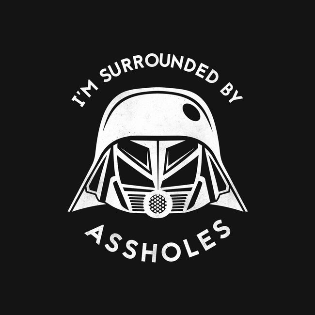 Surrounded By Assholes-cat basic pet tank-JimConnolly