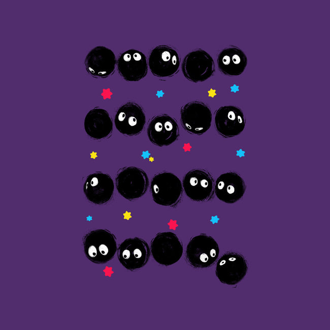 Susuwatari Stripes-none matte poster-BlancaVidal