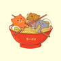 Ramen and Cats-none stretched canvas-ppmid