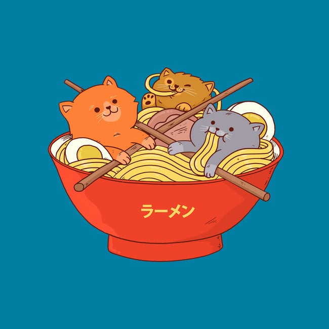 Ramen and Cats-none non-removable cover w insert throw pillow-ppmid