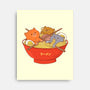Ramen and Cats-none stretched canvas-ppmid