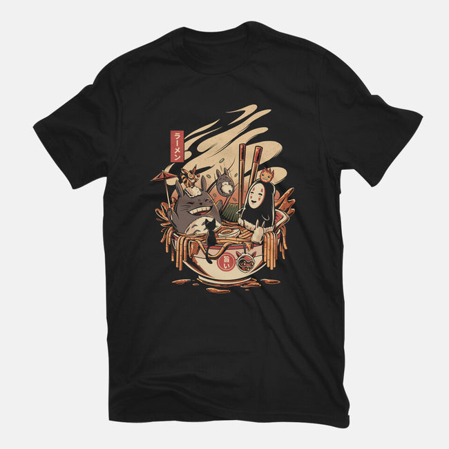 Ramen Pool Party-unisex basic tee-ilustrata