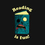 Reading is Fun-none non-removable cover w insert throw pillow-DinoMike