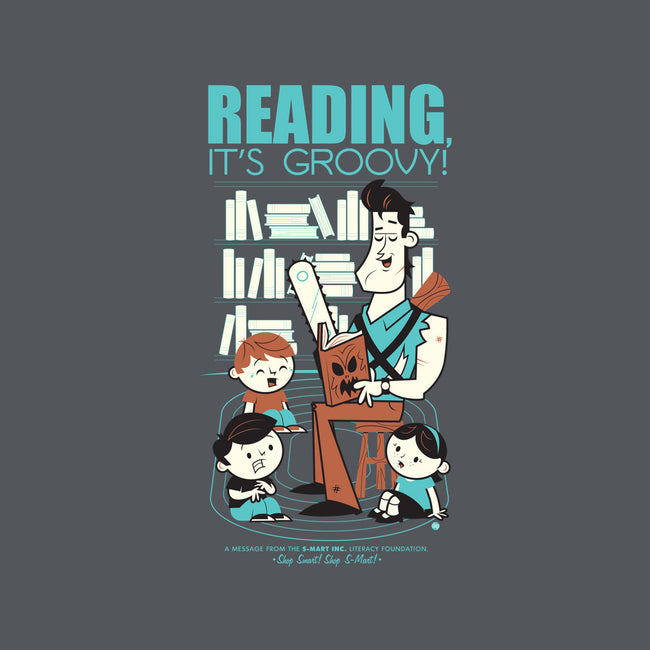 Reading is Groovy-mens heavyweight tee-Dave Perillo