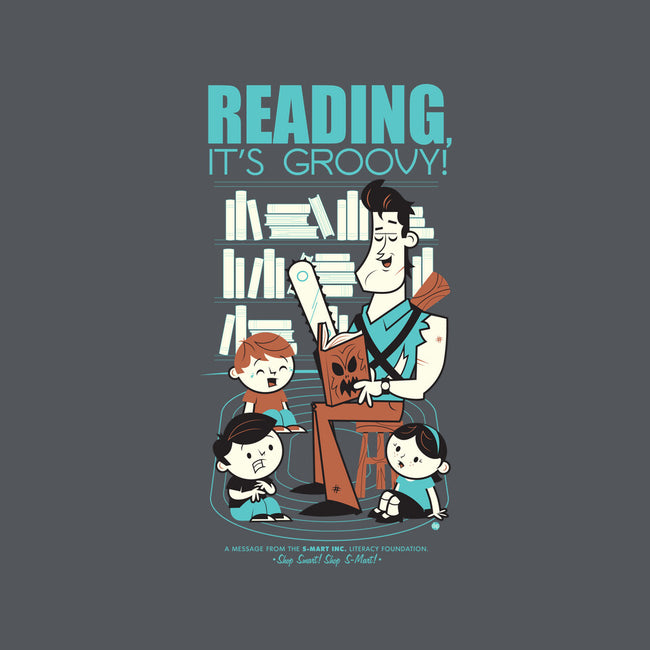 Reading is Groovy-none fleece blanket-Dave Perillo